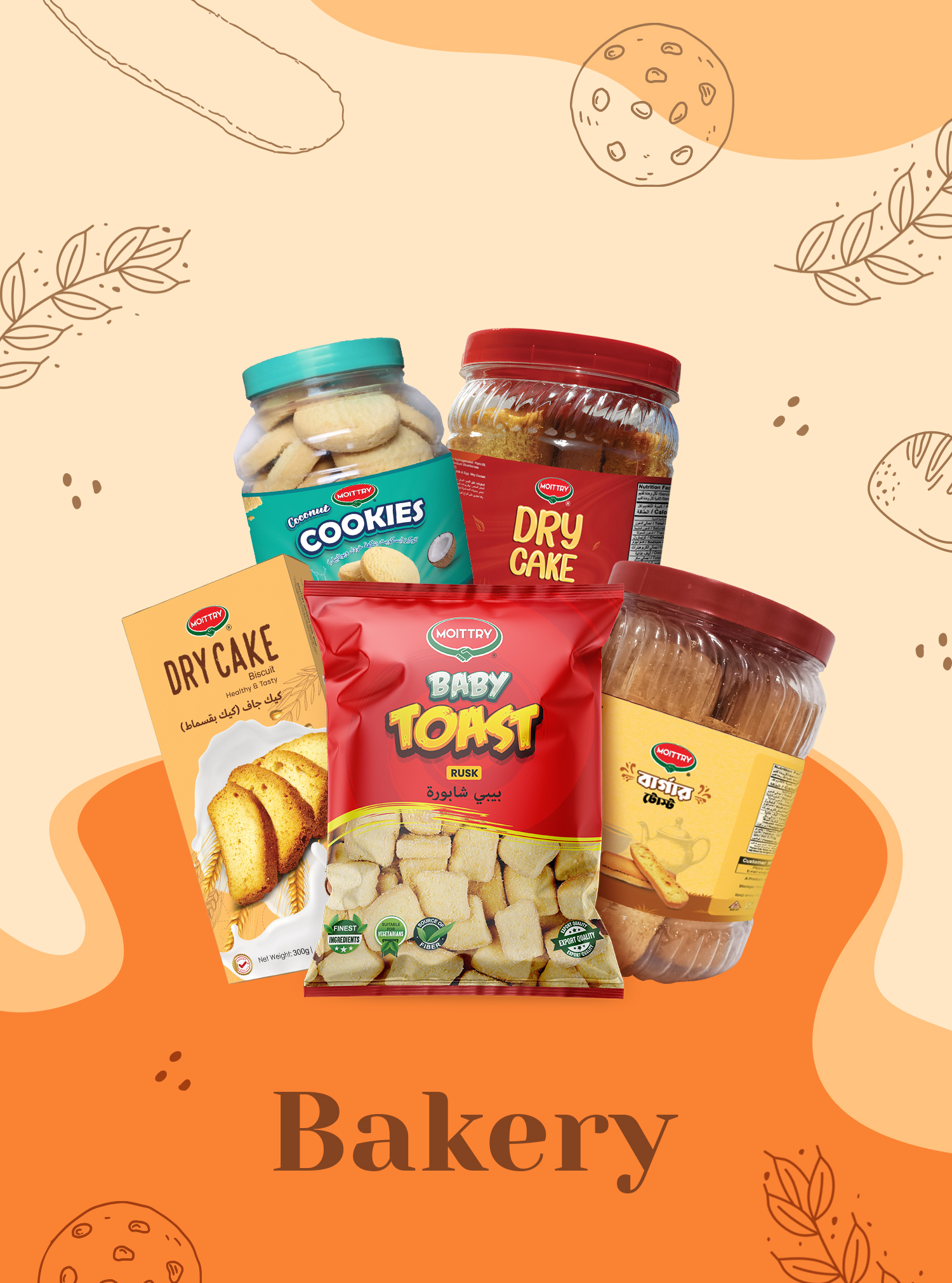 Moittry bakery range