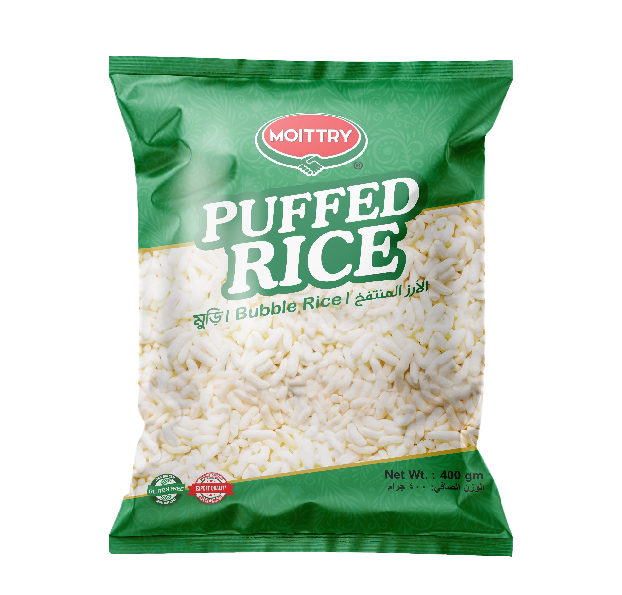 Moittry puffed rice snack